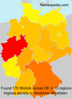 Surname Woitzik in Germany Surname Woitzik in Germany