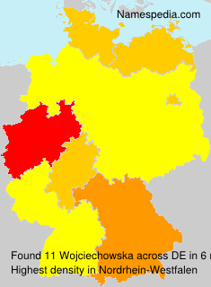 Surname Wojciechowska in Germany Surname Wojciechowska in Germany