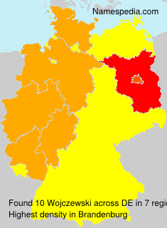 Surname Wojczewski in Germany Surname Wojczewski in Germany