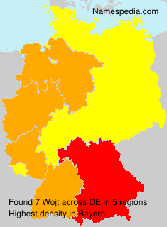 Surname Wojt in Germany Surname Wojt in Germany