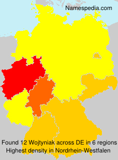 Surname Wojtyniak in Germany Surname Wojtyniak in Germany
