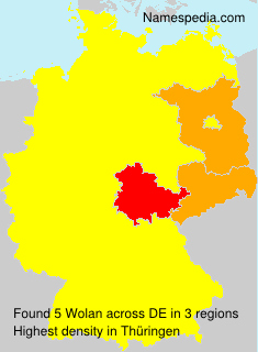 Surname Wolan in Germany Surname Wolan in Germany