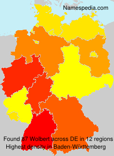 Surname Wolbert in Germany Surname Wolbert in Germany
