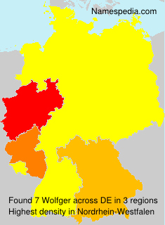 Surname Wolfger in Germany Surname Wolfger in Germany