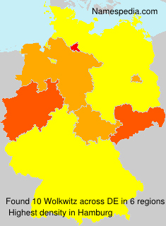 Surname Wolkwitz in Germany Surname Wolkwitz in Germany