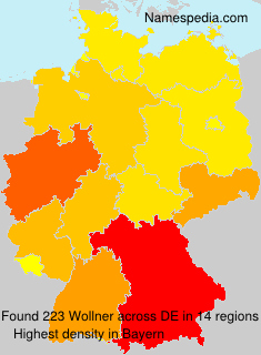 Surname Wollner in Germany Surname Wollner in Germany
