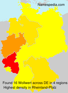 Surname Wollwert in Germany