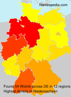 Surname Wolnik in Germany Surname Wolnik in Germany