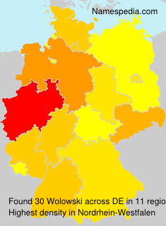 Surname Wolowski in Germany Surname Wolowski in Germany