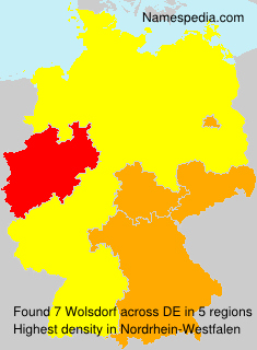 Surname Wolsdorf in Germany Surname Wolsdorf in Germany