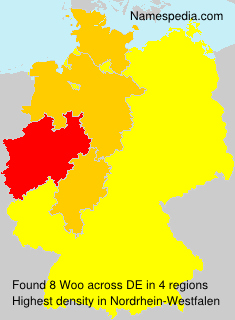 Surname Woo in Germany Surname Woo in Germany