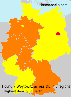 Surname Woytowitz in Germany Surname Woytowitz in Germany