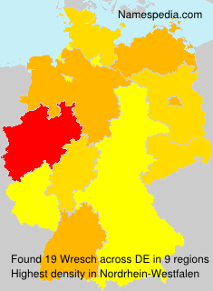 Surname Wresch in Germany Surname Wresch in Germany
