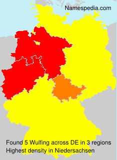 Surname Wulfing in Germany Surname Wulfing in Germany