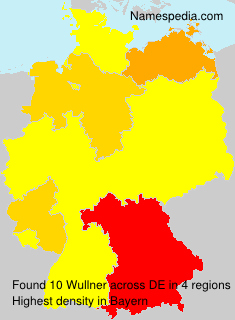 Surname Wullner in Germany Surname Wullner in Germany