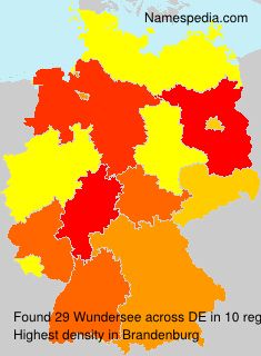 Surname Wundersee in Germany Surname Wundersee in Germany
