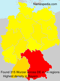Surname Wurzer in Germany Surname Wurzer in Germany