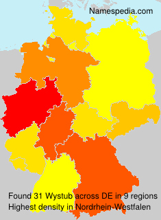 Surname Wystub in Germany Surname Wystub in Germany