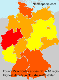 Surname Wziontek in Germany Surname Wziontek in Germany