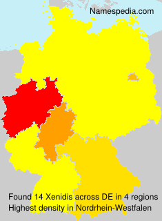Surname Xenidis in Germany Surname Xenidis in Germany