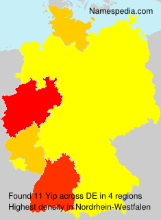 Surname Yip in Germany Surname Yip in Germany