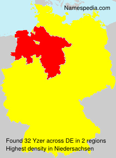 Surname Yzer in Germany Surname Yzer in Germany