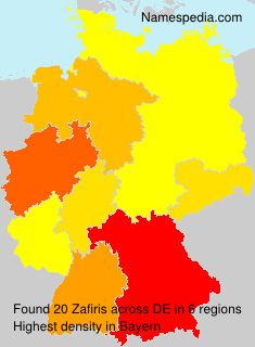 Surname Zafiris in Germany Surname Zafiris in Germany