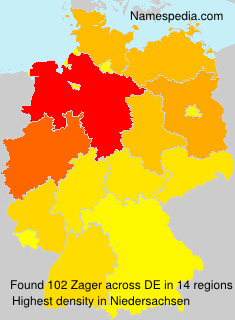 Surname Zager in Germany Surname Zager in Germany