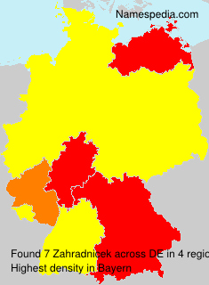 Surname Zahradnicek in Germany Surname Zahradnicek in Germany