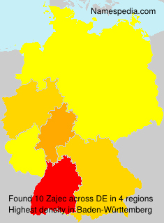 Surname Zajec in Germany Surname Zajec in Germany