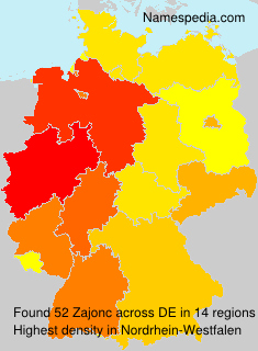 Surname Zajonc in Germany Surname Zajonc in Germany