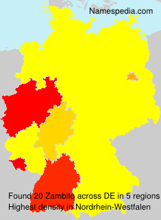 Surname Zambito in Germany Surname Zambito in Germany