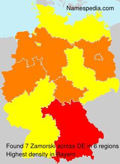 Surname Zamorski in Germany Surname Zamorski in Germany