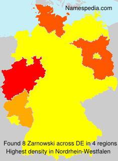 Surname Zarnowski in Germany Surname Zarnowski in Germany