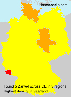 Surname Zarwel in Germany Surname Zarwel in Germany