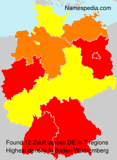 Surname Zauft in Germany Surname Zauft in Germany