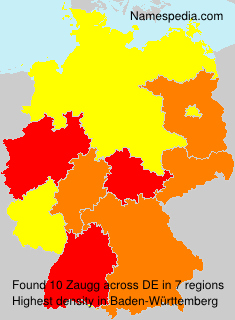 Surname Zaugg in Germany Surname Zaugg in Germany
