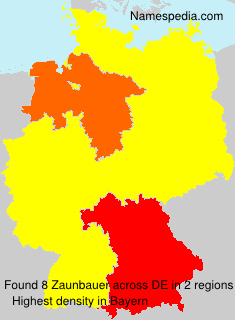 Surname Zaunbauer in Germany Surname Zaunbauer in Germany