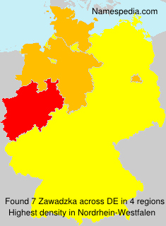 Surname Zawadzka in Germany Surname Zawadzka in Germany