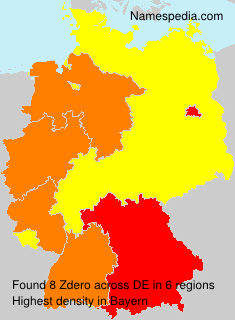 Surname Zdero in Germany Surname Zdero in Germany