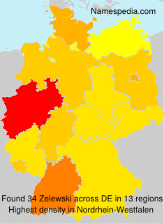Surname Zelewski in Germany Surname Zelewski in Germany
