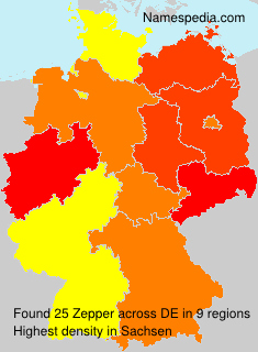 Surname Zepper in Germany Surname Zepper in Germany