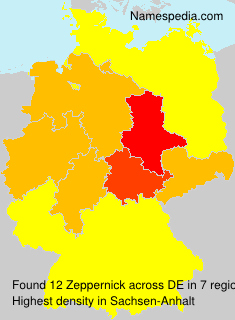Surname Zeppernick in Germany Surname Zeppernick in Germany
