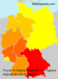 Surname Zeqiraj in Germany Surname Zeqiraj in Germany