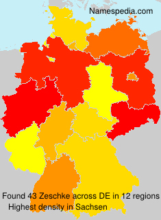 Surname Zeschke in Germany Surname Zeschke in Germany