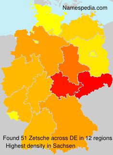 Surname Zetsche in Germany Surname Zetsche in Germany