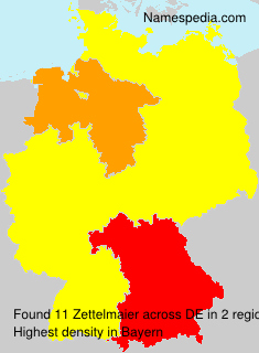 Surname Zettelmaier in Germany Surname Zettelmaier in Germany