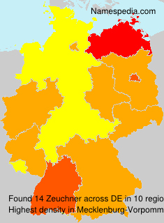 Surname Zeuchner in Germany Surname Zeuchner in Germany