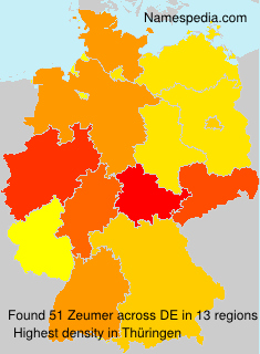 Surname Zeumer in Germany Surname Zeumer in Germany