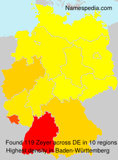 Surname Zeyer in Germany Surname Zeyer in Germany